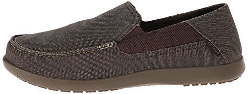 crocs Men's Santa Cruz 2 Luxe Slip-On Loafer, Espresso/Walnut, 9 M US - Thumbnail 5