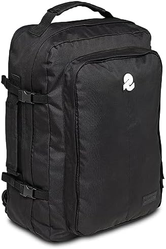 Freeway Rucksack Daypack Tagesrucksack schwarz mit Laptopfach Business Rucksack Reiserucksack Handgepäck Kabinenrucksack Kofferrucksack Uni, Arbeit für Damen & Herren 41 LT