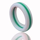 Women's Silicone Wedding Band. Safe and Durable Silicone Wedding Ring for the Active Lifestyle.