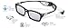 (2x Pair) Samsung Rechargeable 3D Active Glasses, Black