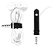 Budsband - Tangle-Free Earbud Cord Organizer/Earphone Holder/Cord Wrap / (Set of 2 in Black)