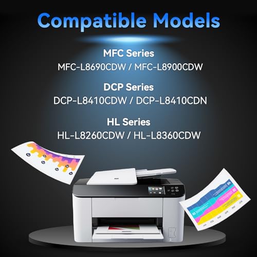 myCartridge SUPCOLOR TN423 MFC-L8690CDW Toner Compatible with Brother TN-423 TN423 for Brother MFC-L8690CDW MFC-L8900CDW HL-L8260CDW HL-L8360CDW DCP-L8410CDW MFC-L8690CDW Toner (4 Pack)