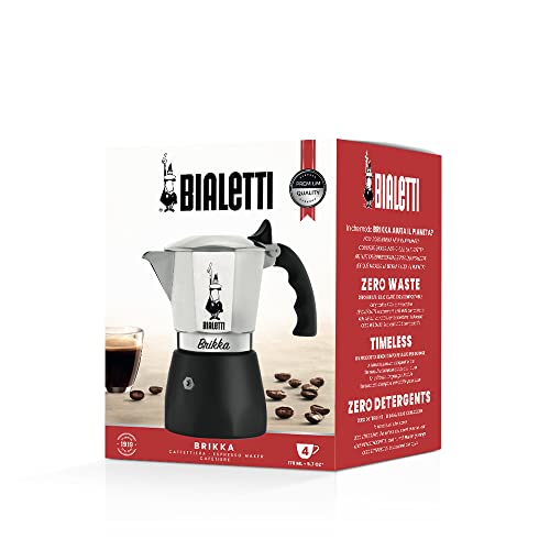 Bialetti New Brikka, Moka Pot, the Only Stovetop Coffee Maker Capable
