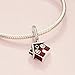 Pandora Jewelry Cozy Christmas House Cubic Zirconia Charm in Sterling Silver