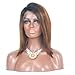 RosesAngel Glueless ombre Human Hair Bob Wigs for Black Women Highlights Bob Lace Front Wigs Brazilian Full Lace Human Hair Short Wigs 12