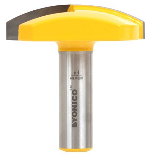 Yonico 16181 2-Inch Radius Horizontal Crown Router Bit 1/2-Inch Shank