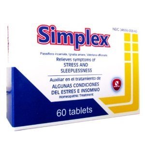 Simplex Homeopathic Sedative Tablets