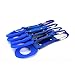 5 Pack Silicone Water Bottle Holder Hook W/Key Ring - Hanging Buckle Mineral Water Bottle Clip Drink Holder Buckle for Outdoor Camping Hiking Traveling