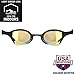 arena Cobra Ultra Racing Swim Goggles for Men and Women, Yellow Copper / Black / Black, Mirrored