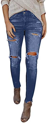 Casual Pants,Lowprofile Women Leggings New Skinny High Waist Jeans Trousers Denim Stretchy Pencil Pants
