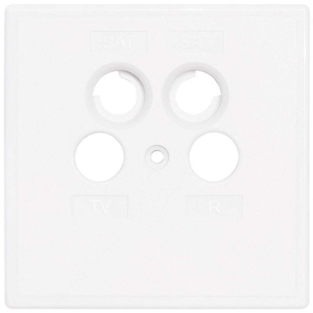 Axing SZU 2-04 cover plate for satelliet wall outlet socket, for SSD 7-xx, white
