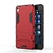 Cocomii Iron Man Armor Sony Xperia E5 Case New [Heavy Duty] Premium Tactical Grip Kickstand Shockproof Hard Bumper [Military Defender] Full Body Dual Layer Rugged Cover for Sony Xperia E5 (I.Red)