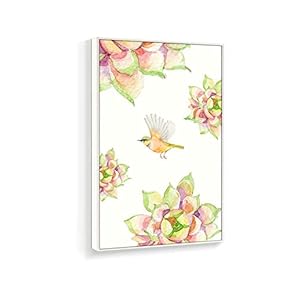 Framed Canvas Home Artwork Decoration Succulent Plant Canvas Wall Art for Living Room, Bedroom - 16x24 inches