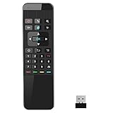 Aerb Rechargeable 2.4G Multifunctional Wireless Keyboard Gyro Sensor Air Mouse IR Learning for Android, Windows, Mac