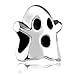 CharmSStory Halloweens Ghost Silver Plated Charm Beads Charms For Bracelets