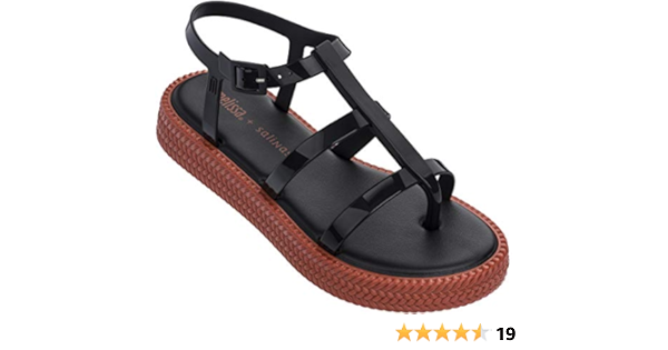 Melissa - Plataforma feminina Caribe Verao + Salinas, Black/Brown, 9 |  Amazon.com.br