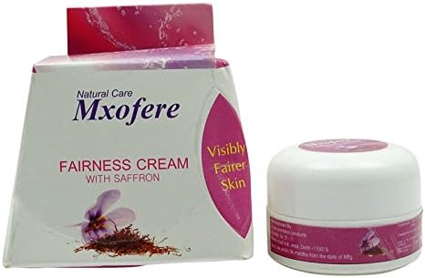 Mxofere Natural Fairness Cream With Saffron For Visibly Fairer Skin- 1.0 Ounce