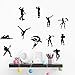 Game Wall Stickers Poster Floss Dancing Wall Decor Peel, Game Stick Poster Decals, Floss Vinyl Wallpaper for Kids Rooms (21.5