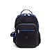 Kipling Seoul Go Large Laptop Backpack Black Contrast Blue