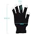 LED Gloves ZOETOUCH Finger Lights Glowing Gloves Rave Gloves Fingertip Flashing Gloves For Halloween Costume Christmas Dance Dubstep Party Birthday