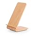 Wood Wireless Charger,Itian 2-Coil Wireless Charger A8W for iPhone Xs Xr Xs MAX iPhone 8 iPhone 8 Plus iPhone X at Regular Wireless Charging,Fast Wireless Charging for Note 9 S9 Plus(No Adapter)