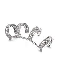 Yoursfs - Pendientes de aro para mujer, hipoalergénicos, con cristales