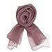 ADVANOVA Ideal Gift for Women Wool Silk Scarf Lightweight Evening Wrap Wedding Sheer Gift Box Purple Old Rose