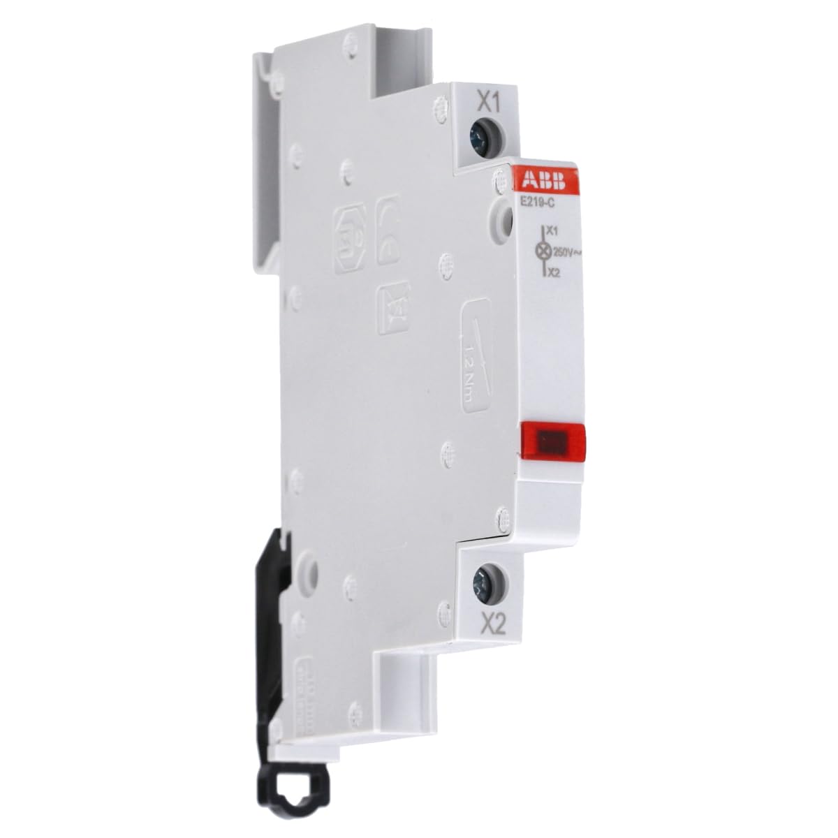 ABB E219-C LED red indicator light for distribution board 115-250V AC (2CCA703401R0001)