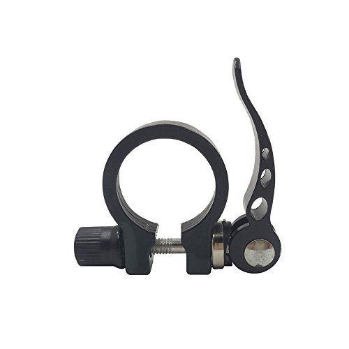superdream Bike Bicycle Aluminum Quick Release Seat Post Clamp (28.6mm Black)