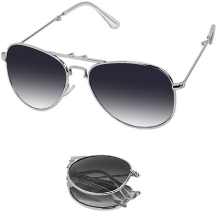 Folding Aviator Sunglasses - 100% UV Protection - Italian Design