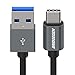 USB Type C Cable, BRIDGEGEN (6.6FT) USB 3.0 to USB C Cable Fast Charger Nylon Braided Cord for Samsung Galaxy S8, S8 Plus, Galaxy S9, S9 Plus, Galaxy Note 8, LG V30, Moto Z More (Black)