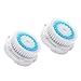 Sonifresh Replacement Facial Cleansing Brush Heads with Caps for Deep Pore Cleansing, fits Mia, Mia2, Mia3 (Aria), SMART Profile, Alpha Fit, Pro, Plus and Radiance Cleansing Systems (2 Pack)