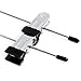 Tosnail 15 Pack Metal Pants Skirt Hangers with Non-Slip Clips, Space Saving Hanger for Closet or Laundry Use - Black