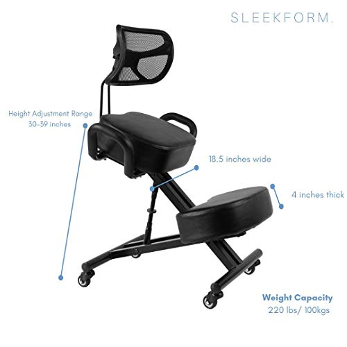 image for Sleekform Tokyo Kneeling Chair| Ergonomic Posture Work Desk Stool | fo