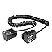 Godox TTL Off Camera Hot Shoe Flash Sync Cable Cord for Canon Speedlite + CEARI Microfiber Clean Cloth