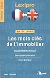 Image de Les mots clés de l'immobilier - French and English dictionary of real estate terminology (French Edition)
