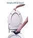BATH ROYALE Toilet Seat for Potty Training, Premium Family BR631B-02, Elongated Almond/Bone