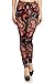 Leggings Depot REG/PLUS/3X5X Popular Best Holiday Christmas Printed Women Fashion Leggings (Plus Size (Size 12-24), Jubilant Paisley)