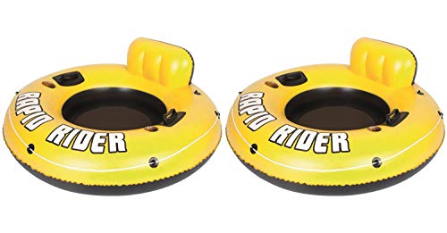 2-Pack Bestway Rapid Rider 53" Raft Tubes With Handles/Cup Holders | 2 x 43116E