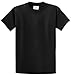 Joe's USA Mens Tall Heavyweight 6.1-Ounce, 100% Cotton T-Shirts | XLT Black