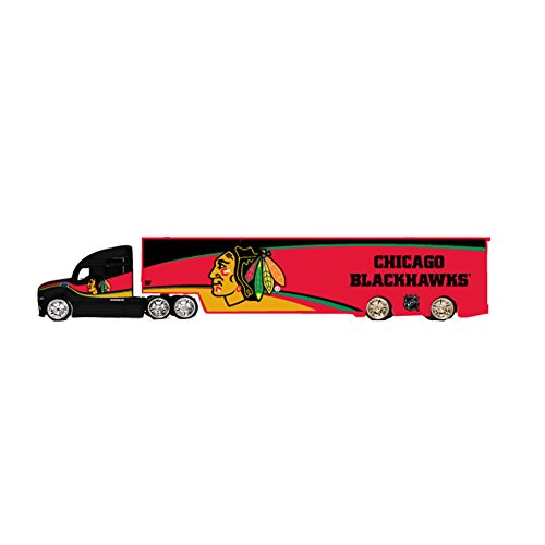 NHL Chicago Blackhawks Top Dog Tractor Trailer Transport 1:64 Scale Diecast