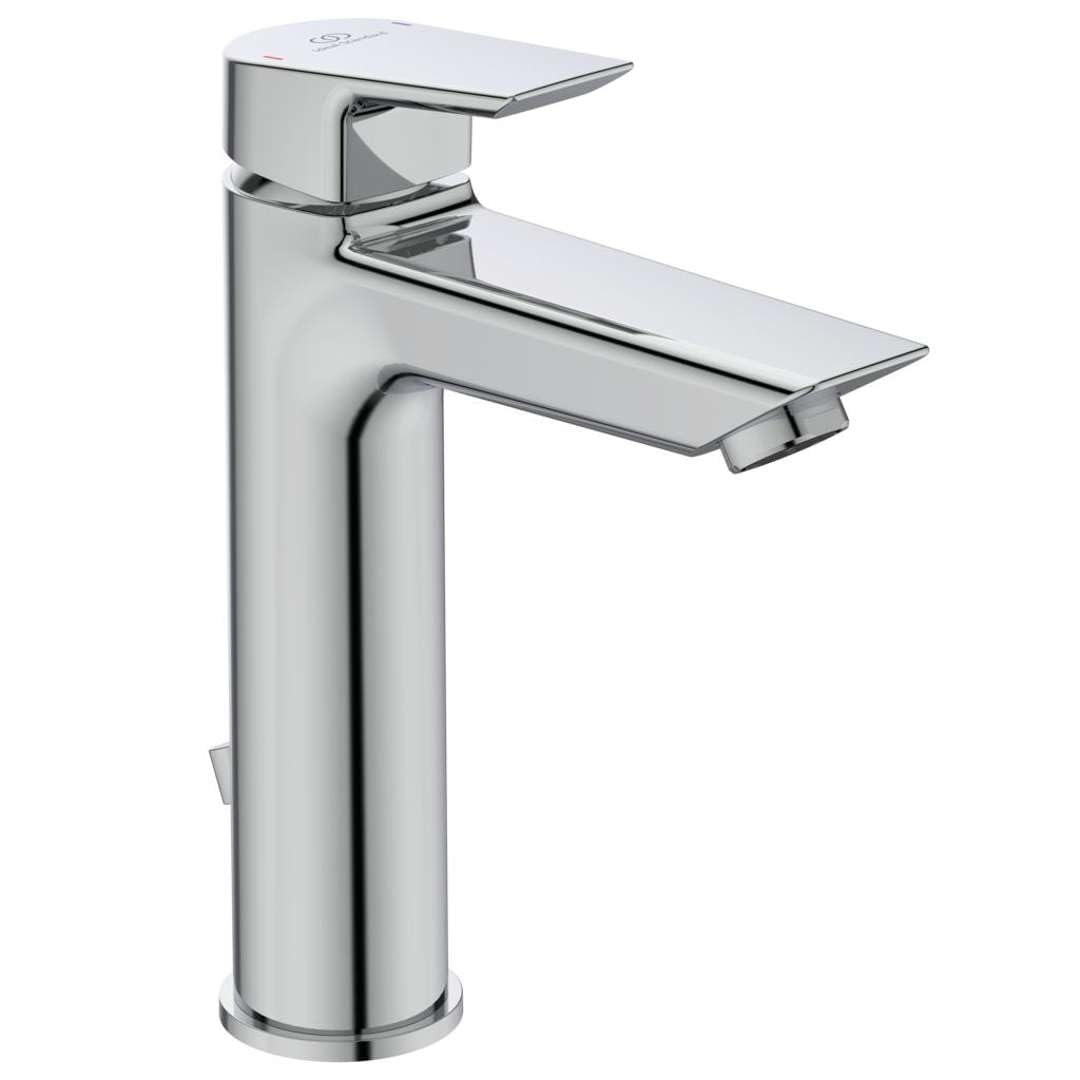 Ideal Standard Grande Tesi Washbasin Tap Low Pressure System, Set of 1, Silver, A6563AA