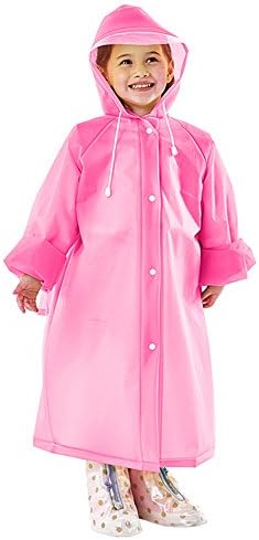Waterproof Rain Coat for Kids, Girls, Boys, Poncho Jacket