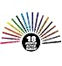 Inc. Multicolor Glitter Markers - 18 Assorted Colors, Sparkly Non-Toxic Water-Based Marker Set, Bullet Point Tip for Drawing, Coloring, Doodling, Journaling, Scrapbooking, DIY Art and Craft Projects