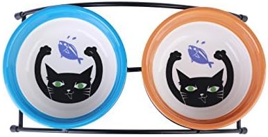 Amazon Com Mushroomcat Pet Personalized Cute Feeder Double