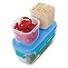 Rubbermaid LunchBlox Leak-Proof Snack Pack Lunch Containers, Blue