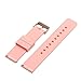 MLQSS Soft Silicone Watch Band with Quick Release Pins - Choice Color & Width (18mm, 20mm or 22mm) Watch Straps w/Adjustable Metal Clasp