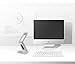 Dollermy USB Rechargeable Folding LED Eye -Protection Desk Lamp ,Touch Control Lamp with Alarm Clock Calendar Temperature Display