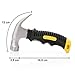 NWPTR 8-oz Stubby Claw Hammer with Magnetic Nail Starter 8 OZ Magnetic Small Claw Hammer Mini Stubby Hammers and Nails Tool Comfortable Soft Handle Magnetic and Anti-slip Head 8 Ounce Claw Hammer
