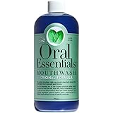 Oral Essentials Mouthwash Fresh Breath 16 Oz. Non-Toxic Alcohol/Sugar Free Dentist Formulated
